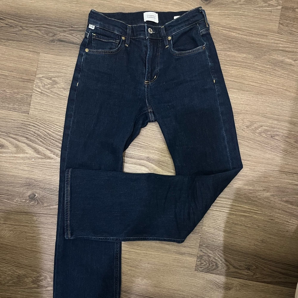 CITIZENS OF HUMANITY GENOVA LOW-RISE BOOTCUT JEANS